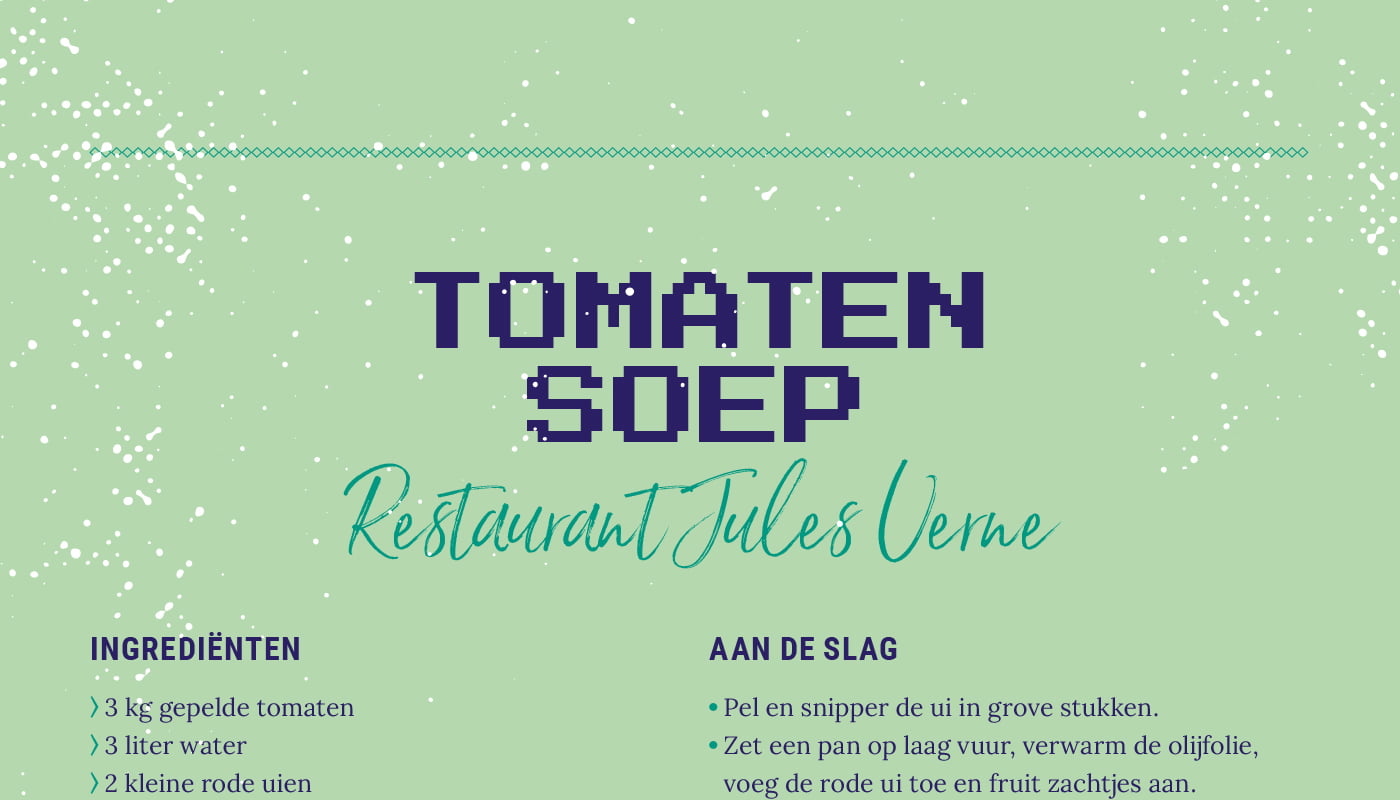 Tomaten soep van Jules Verne