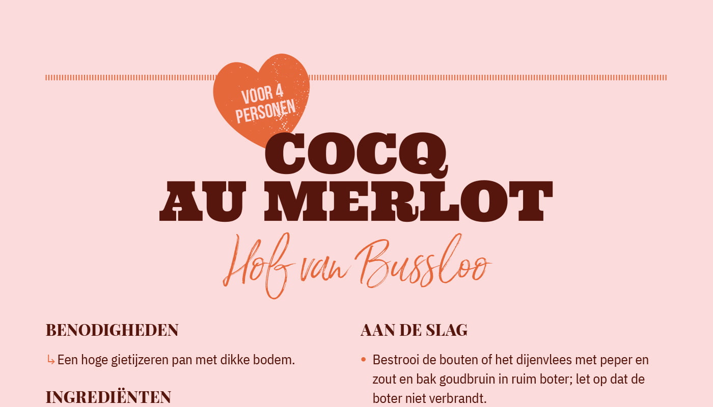 Cocq au merlot van Hof van Bussloo