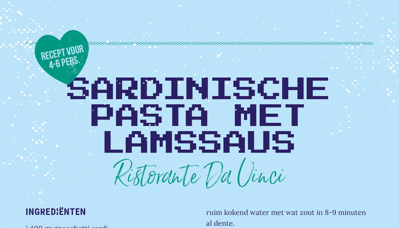 Sardinische pasta met lamssaus van Ristorante Da Vinci